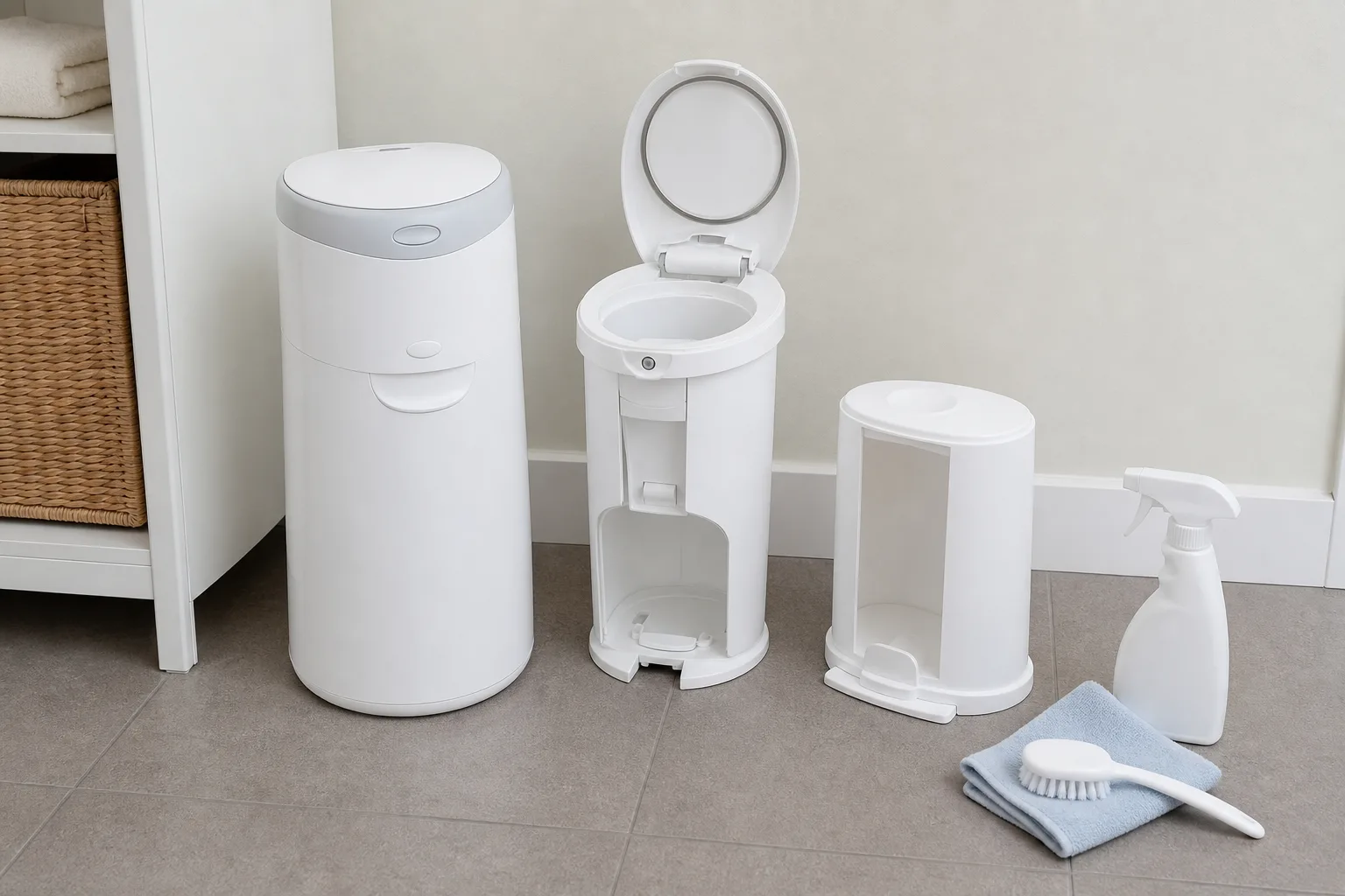 Pflege und Reinigung von Windeleimern: Hygienische Reinigungsanleitung